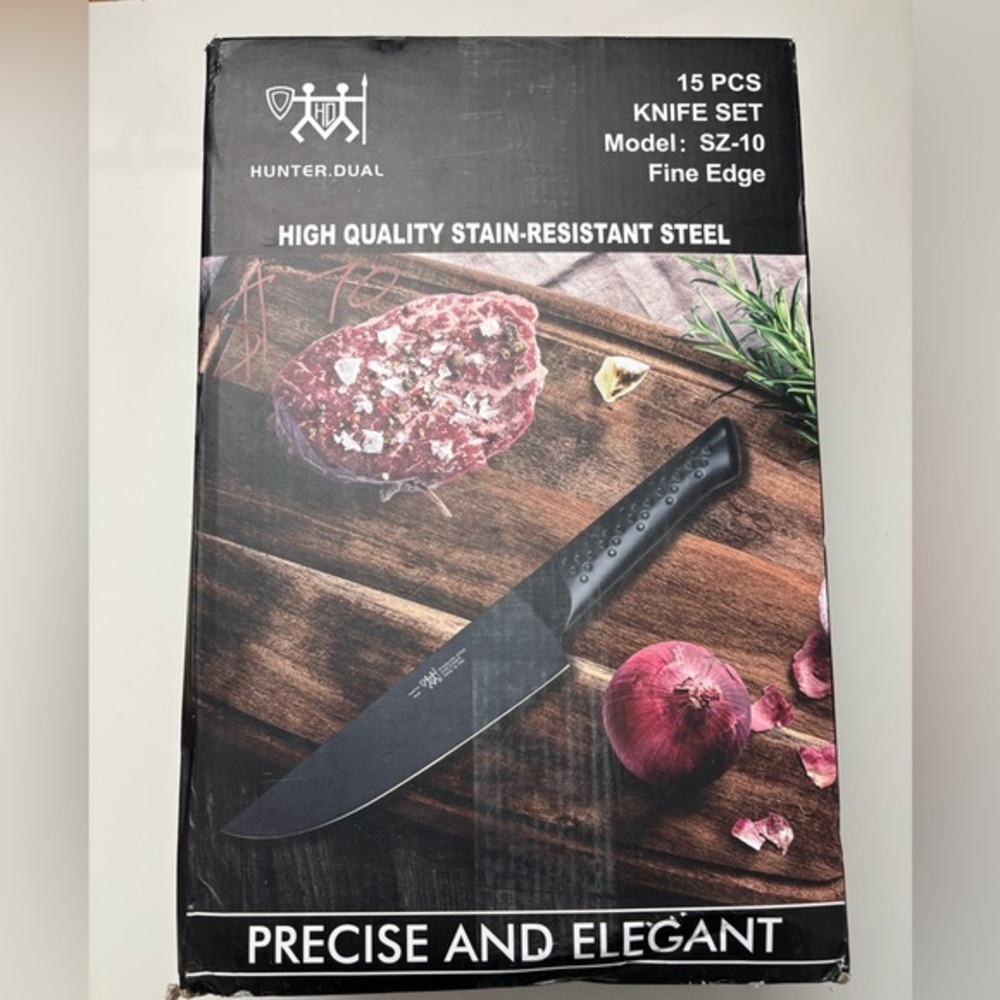 Hunter Dual SZ-10 15 pcs knife‎ set